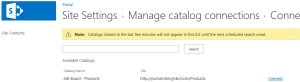 Manage Catalog Connections